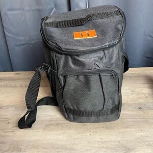 Dark Gray Insulated Lunch Tote Bag, Keep Hot Food Hot or Cold Food Cold